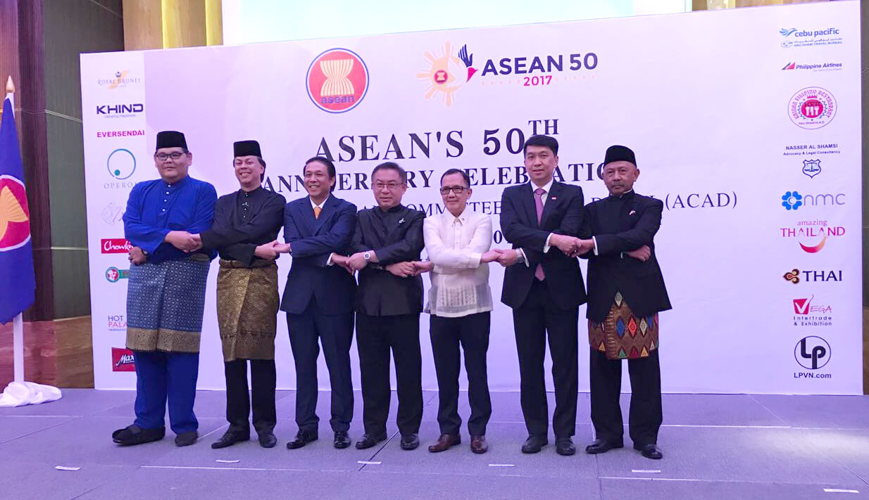 Lễ kỷ niệm 50 năm ngày thành lập Hiệp hội các quốc gia Đông Nam Á tại Abu Dhabi