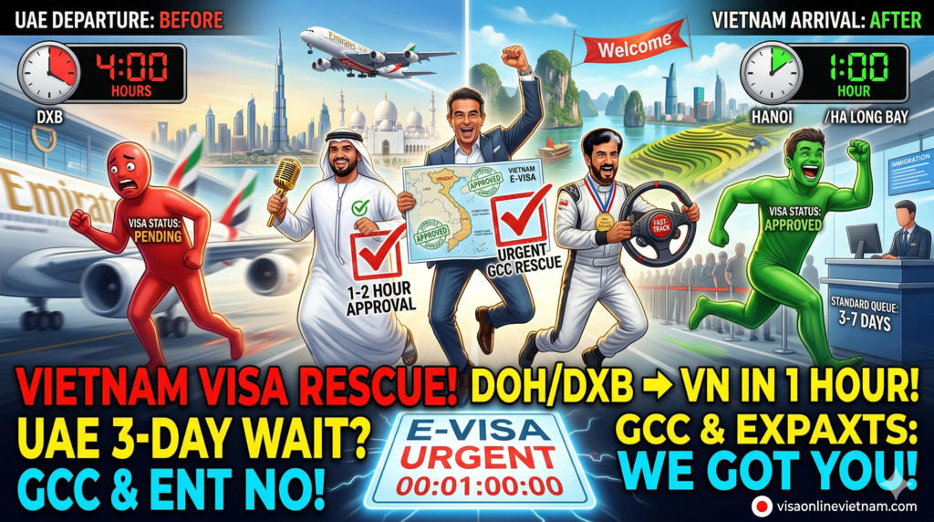 EXPRESS VIETNAM E-VISA FOR TRAVELERS IN THE UAE: GET APPROVED IN 1-2 HOURS